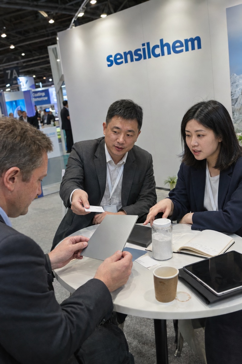 Application discussion with a European visitor, ECS Nuremberg